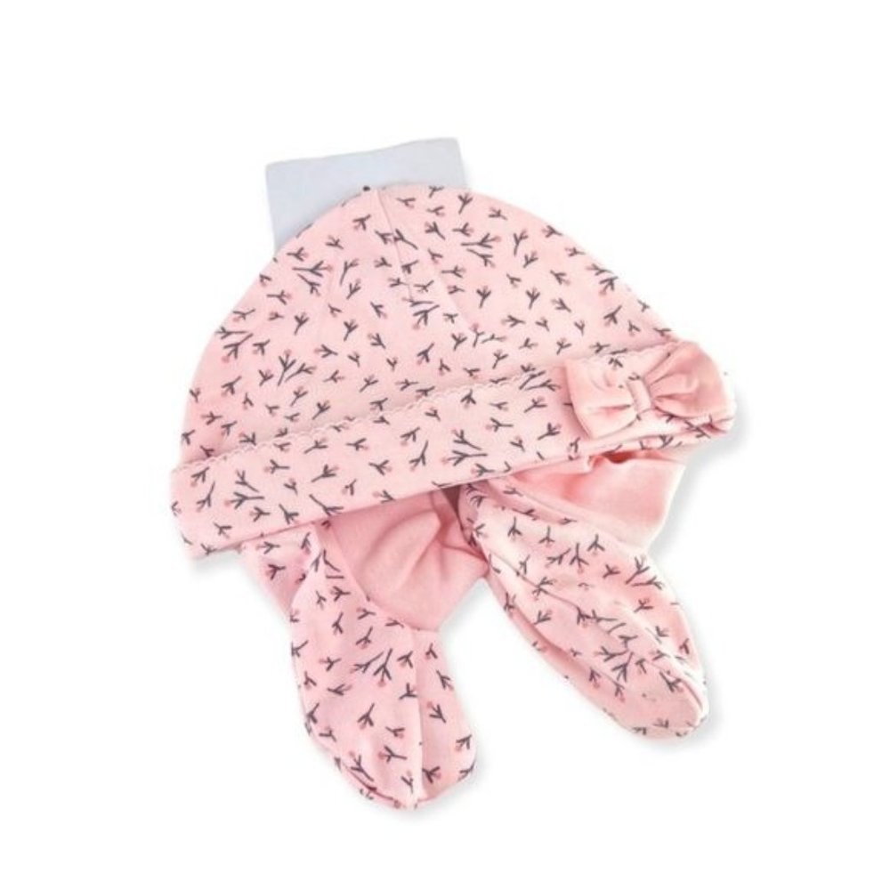 Just One You by Carter’s Hat & Booties - Pink | Girls 6 Months